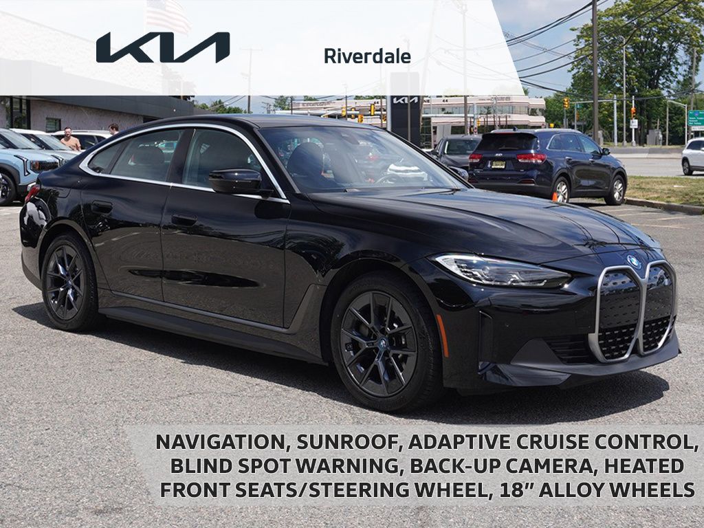 Jet Black 2023 BMW i4 Sedan Rear-Wheel Drive Automatic