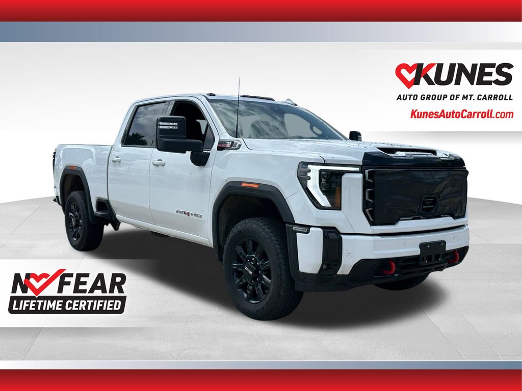 Summit White 2025 GMC Sierra 3500HD Pickup Truck Four-Wheel Drive Automatic