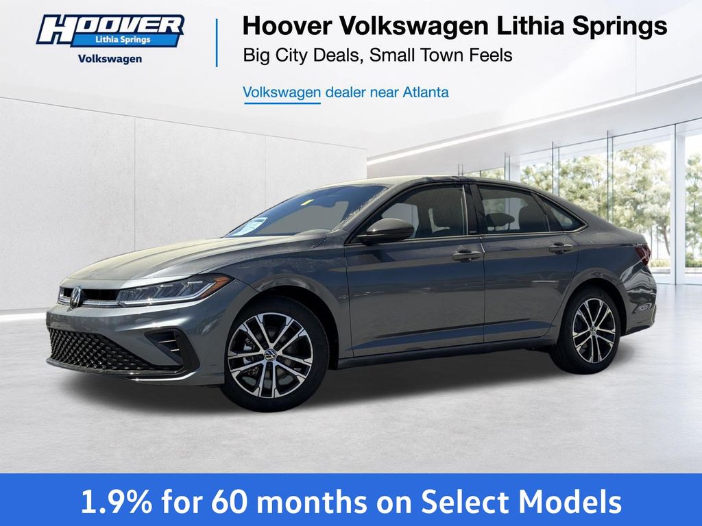 Platinum Gray Metallic 2026 Volkswagen Jetta Sedan Front-Wheel Drive 8-Speed Automatic