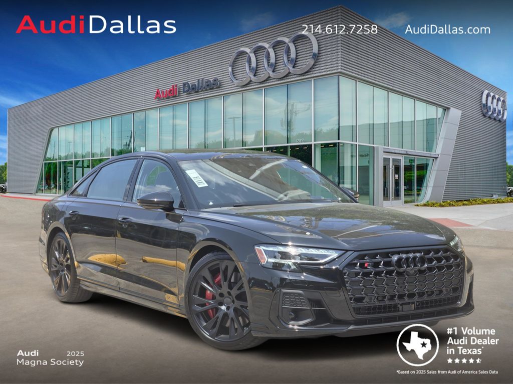 Black 2026 Audi S8 Sedan All-Wheel Drive 8-Speed Automatic