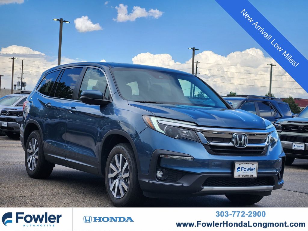 Gray (Steel Sapphire Metallic) 2019 Honda Pilot EX-L AWD SUV / Crossover All-Wheel Drive 6-Speed Automatic