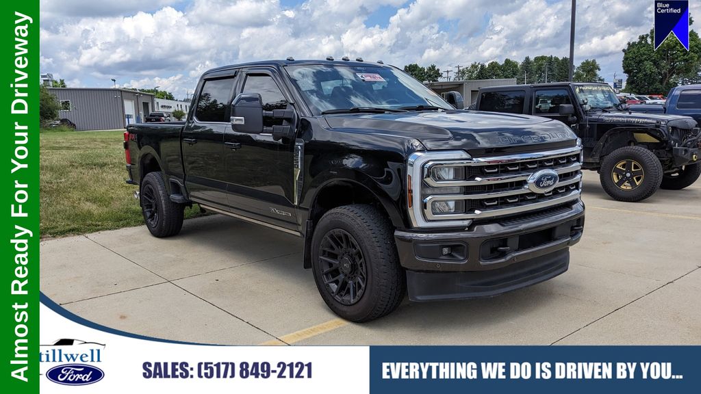 Agate Black Metallic 2024 Ford F-250 Super Duty Pickup Truck Four-Wheel Drive Automatic