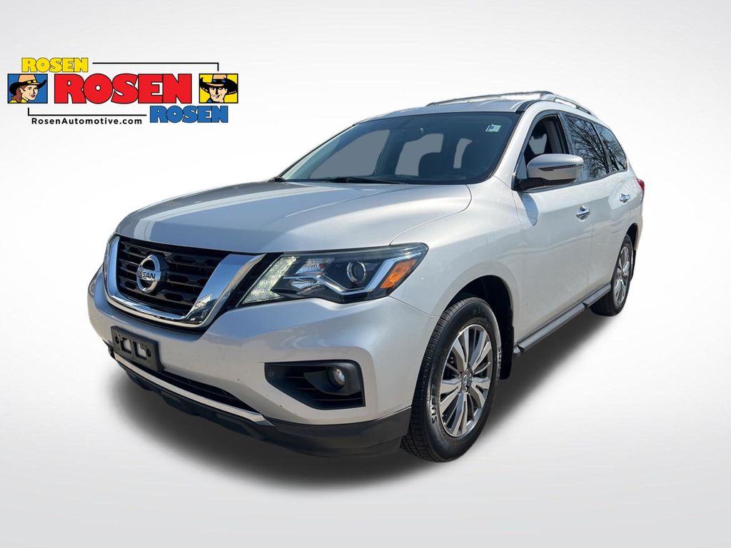 Brilliant Silver Metallic 2018 Nissan Pathfinder SV 4WD SUV / Crossover Four-Wheel Drive Continuously Variable Transmission