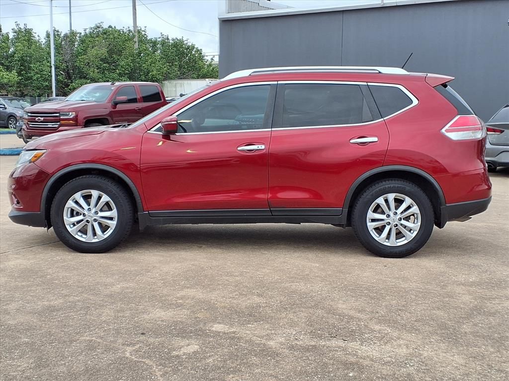 2016 Nissan Rogue SV Red at DeMontrond Gulf Freeway