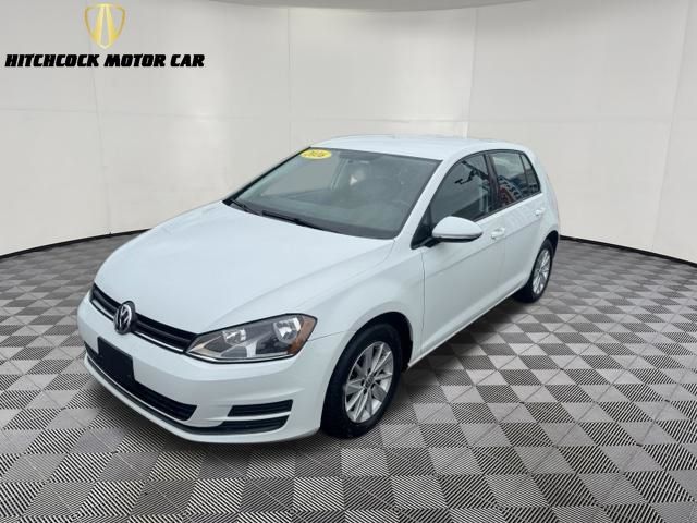 Pure White 2016 Volkswagen Golf Hatchback Front-Wheel Drive 6-Speed Automatic