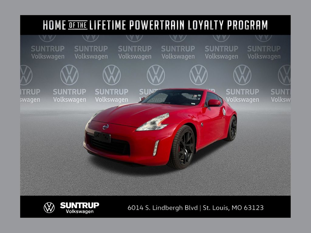 Solid Red 2014 Nissan 370Z Coupe Rear-Wheel Drive 7-Speed Automatic