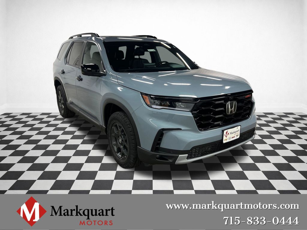 Black (Obsidian Blue Pearl) 2025 Honda Pilot TrailSport AWD SUV / Crossover All-Wheel Drive Automatic