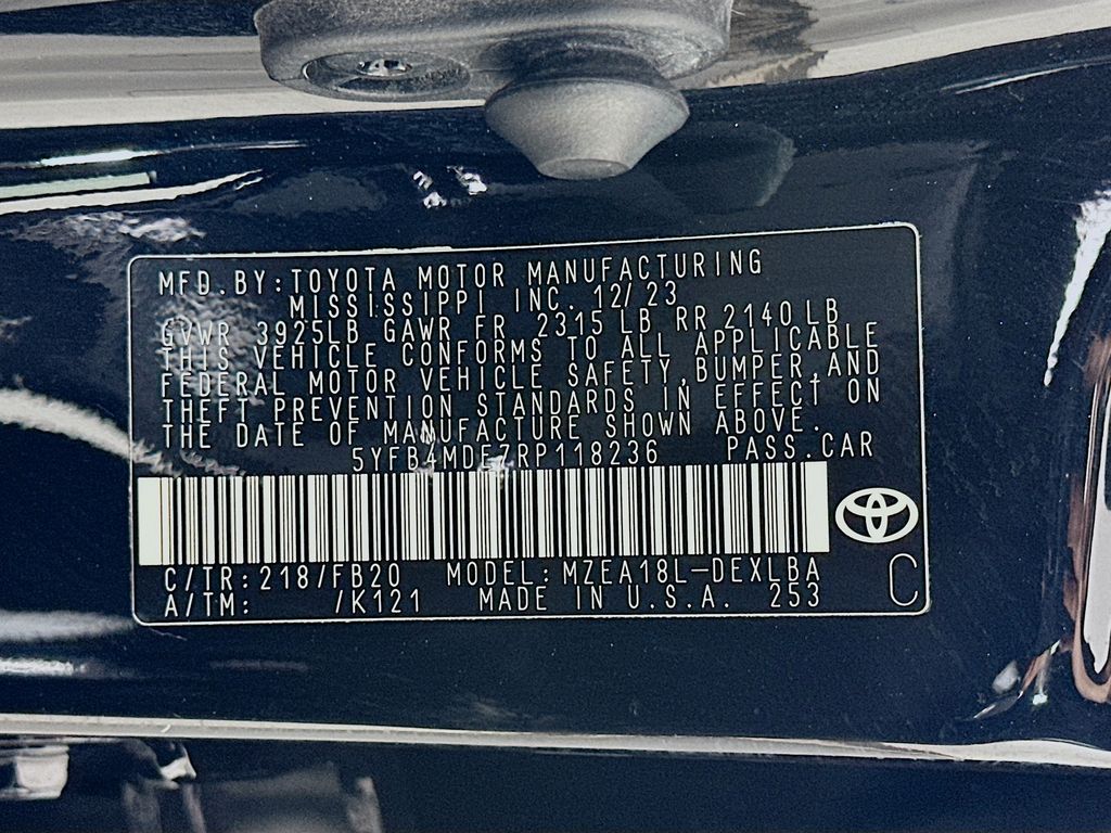 2024 Toyota Corolla LE 30