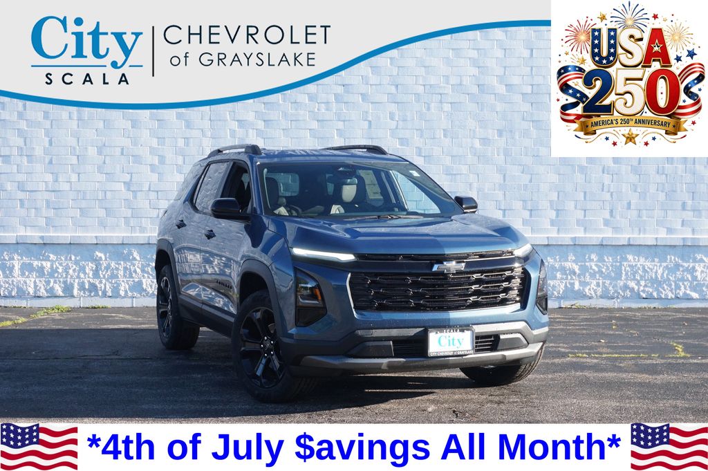 Lakeshore Blue Metallic 2026 Chevrolet Equinox SUV / Crossover Four-Wheel Drive 8-Speed Automatic