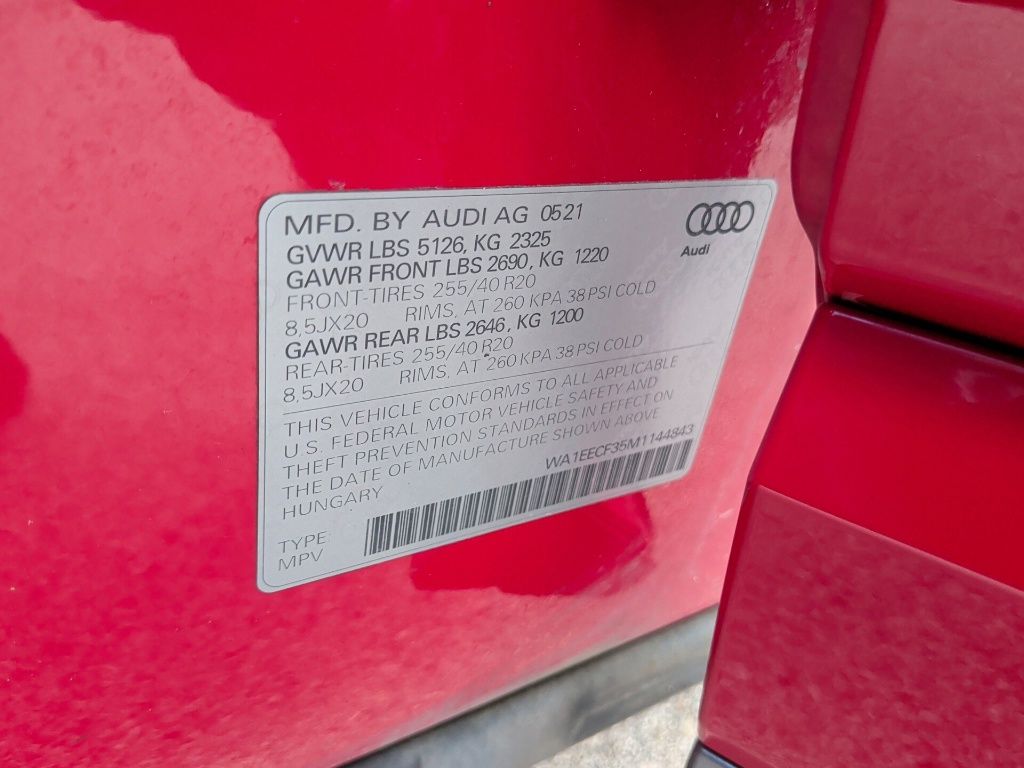 2021 Audi Q3 Premium Plus Red at Autostrade