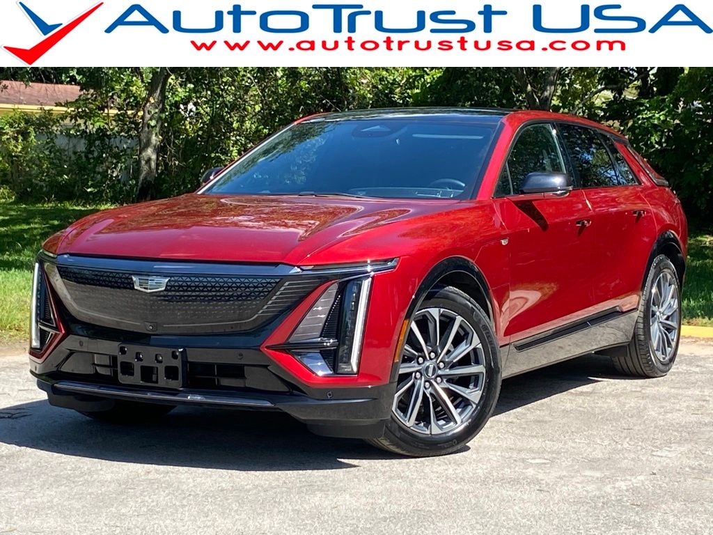Radiant Red Tintcoat 2024 Cadillac LYRIQ Sport 1 AWD SUV / Crossover All-Wheel Drive 1-Speed Automatic