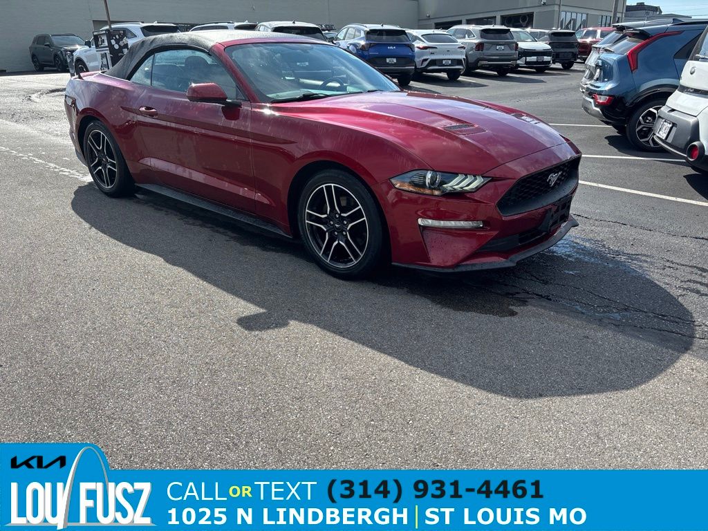 Ruby Red Metallic 2018 Ford Mustang Convertible Rear-Wheel Drive Automatic