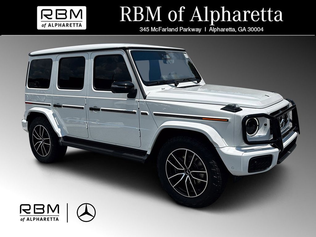 White 2026 Mercedes-Benz G-Class G 550 4MATIC SUV / Crossover All-Wheel Drive 9-Speed Automatic