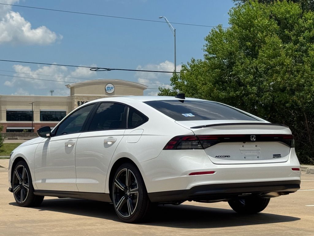 2026 Honda Accord Hybrid Sport White at Community Honda