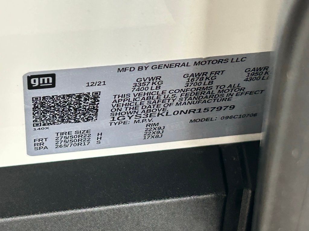 Used 2022 Crystal White Tricoat Cadillac Sport image 58