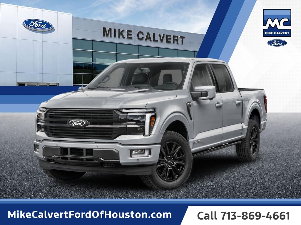 Blue Metallic 2024 Ford F-150 Pickup Truck Four-Wheel Drive Automatic