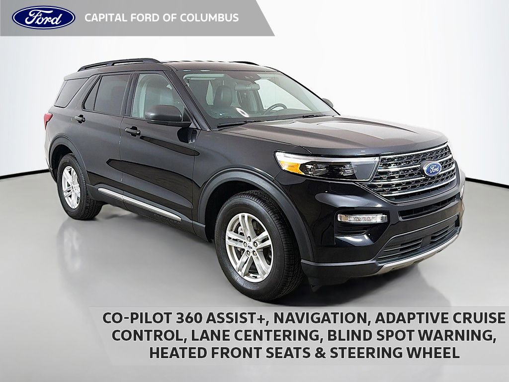 Agate Black Metallic 2023 Ford Explorer SUV / Crossover All-Wheel Drive Automatic
