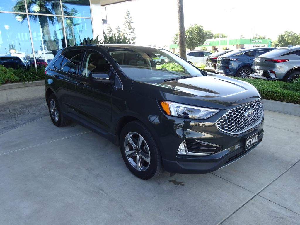 Forged Green Metallic 2023 Ford Edge SUV / Crossover All-Wheel Drive 8-Speed Automatic