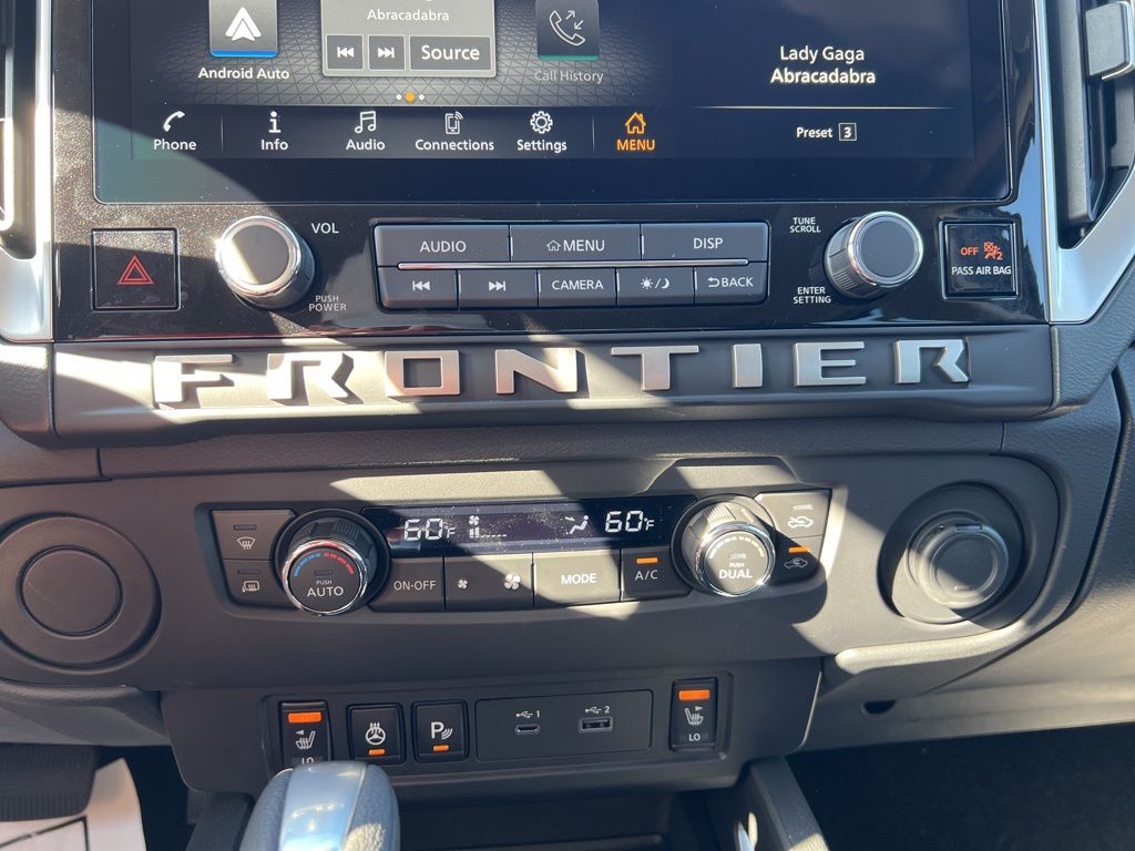 2025 Glacier White Nissan Frontier SV RWD Truck