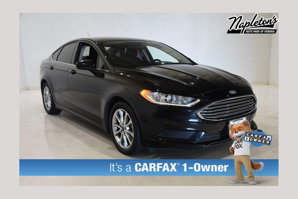 Shadow Black 2017 Ford Fusion SE Sedan Front-Wheel Drive 6-Speed Automatic