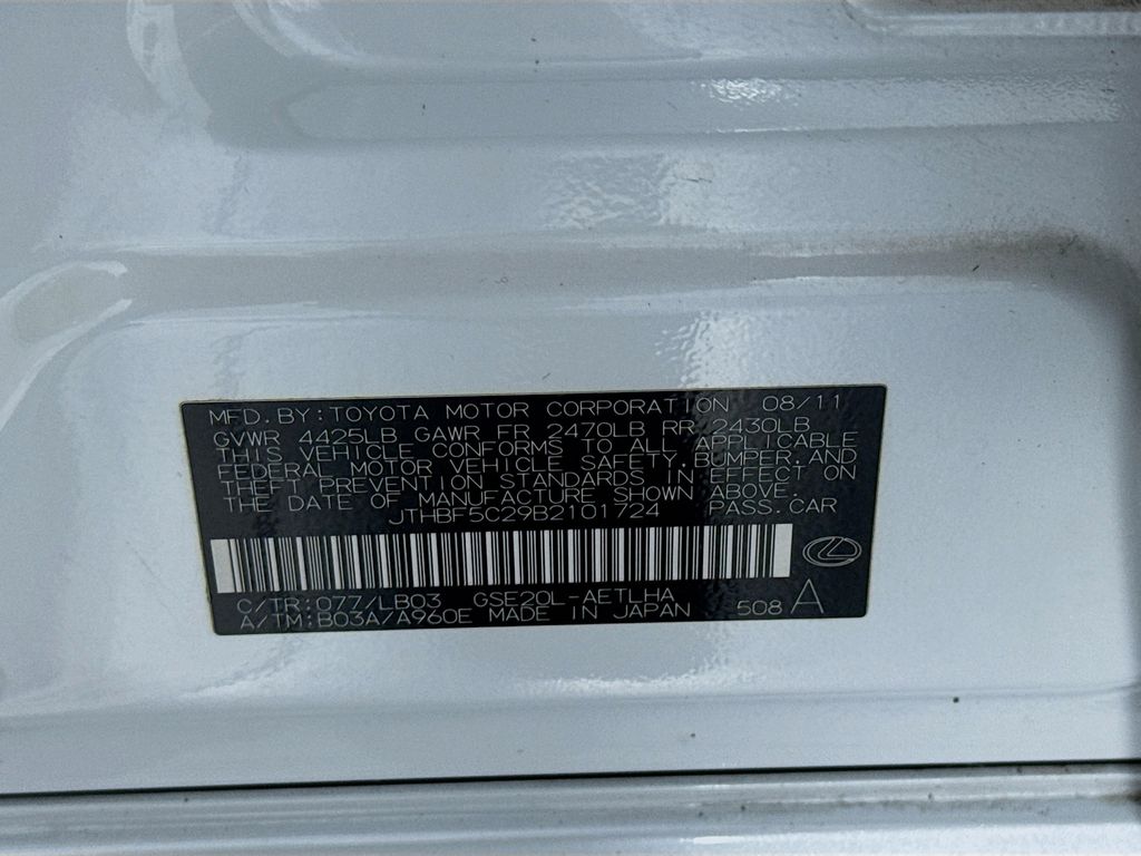 Used Car 2011 Lexus Is  250 For Sale In Austin, Texas