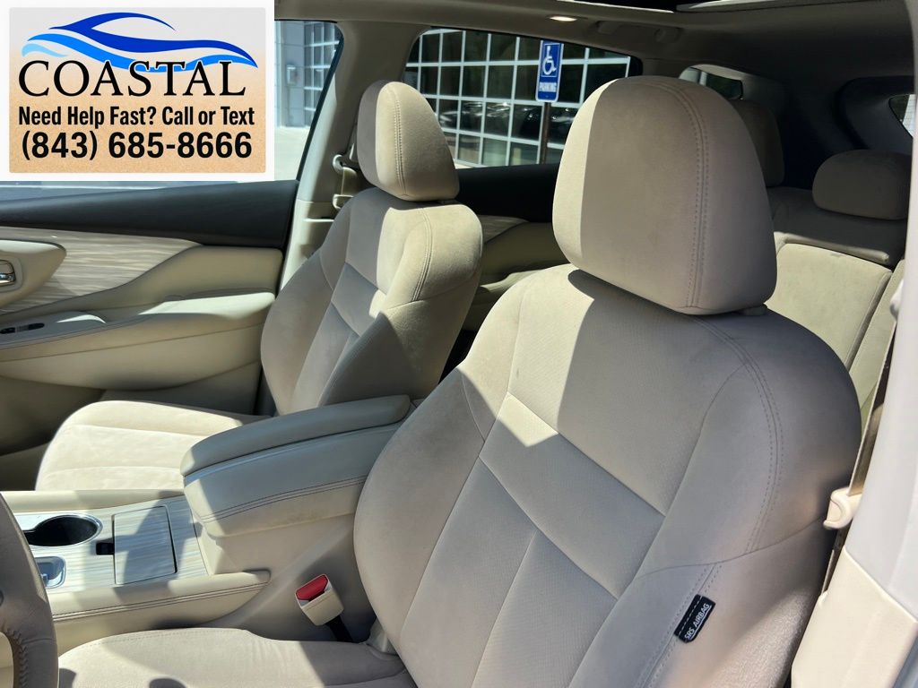 2017 Nissan Murano SV White at Coastal Chevrolet Cadillac
