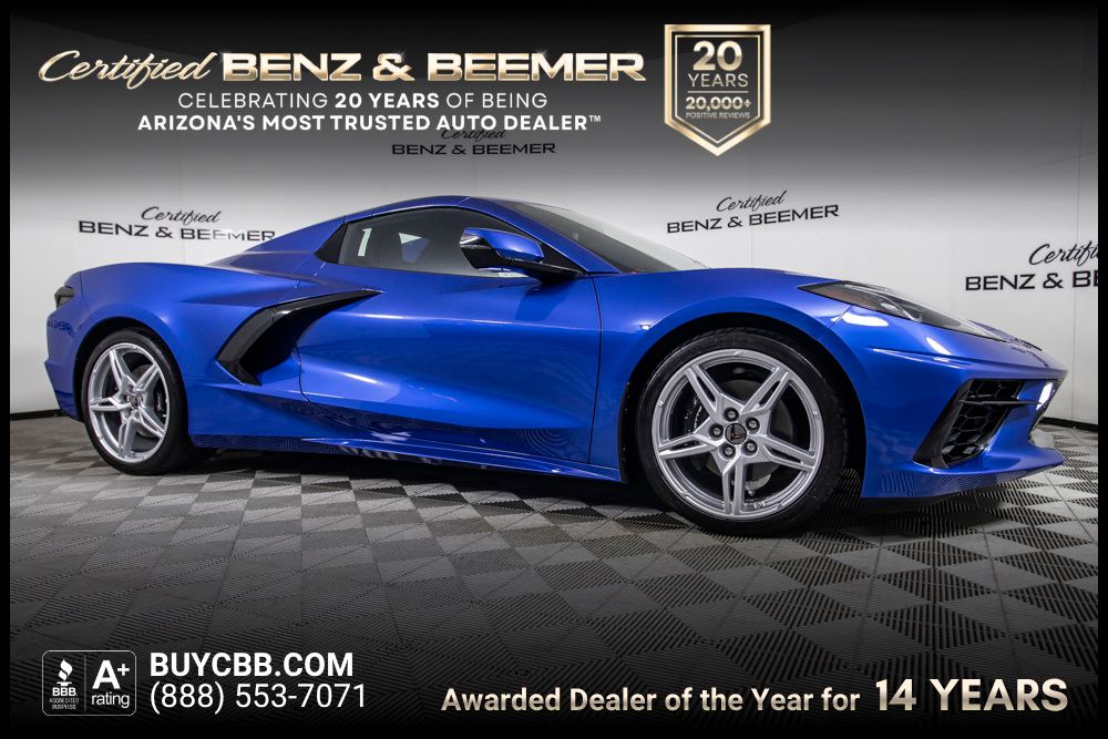 Elkhart Lake Blue Metallic 2020 Chevrolet Corvette Convertible Rear-Wheel Drive 8-Speed Dual Clutch