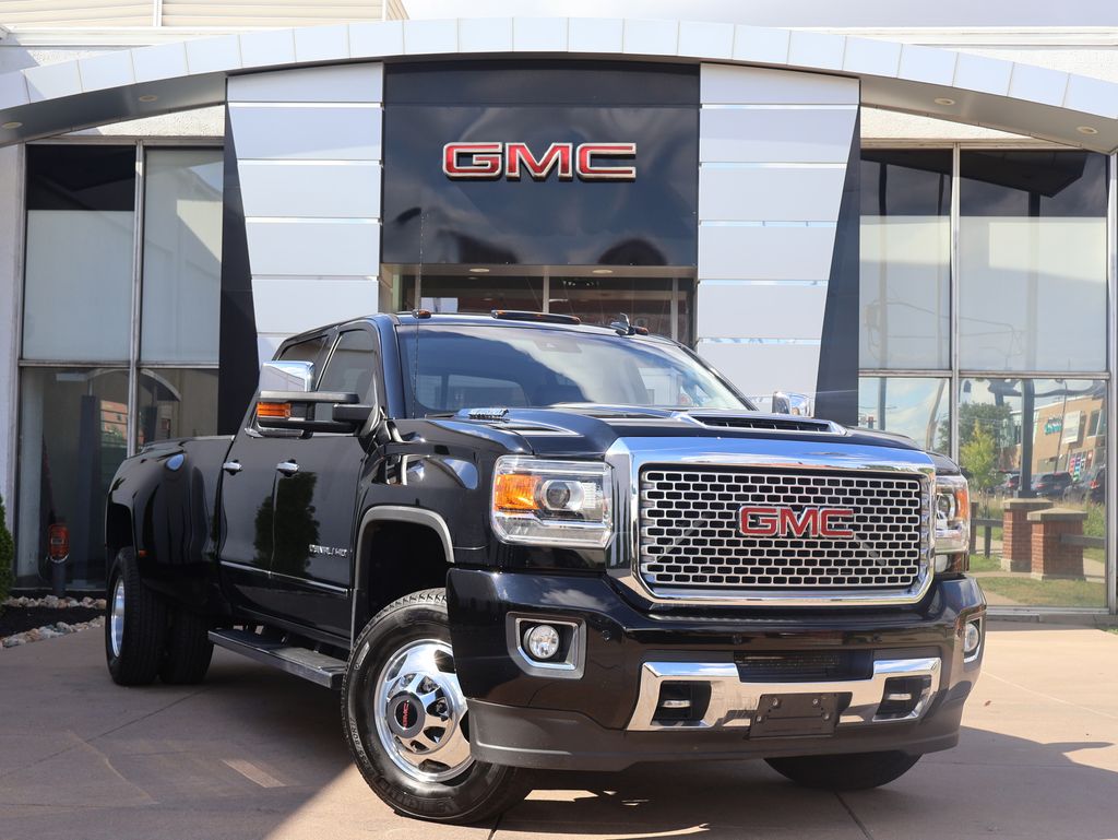 Onyx Black 2017 GMC Sierra 3500HD Pickup Truck Four-Wheel Drive 6-Speed Automatic