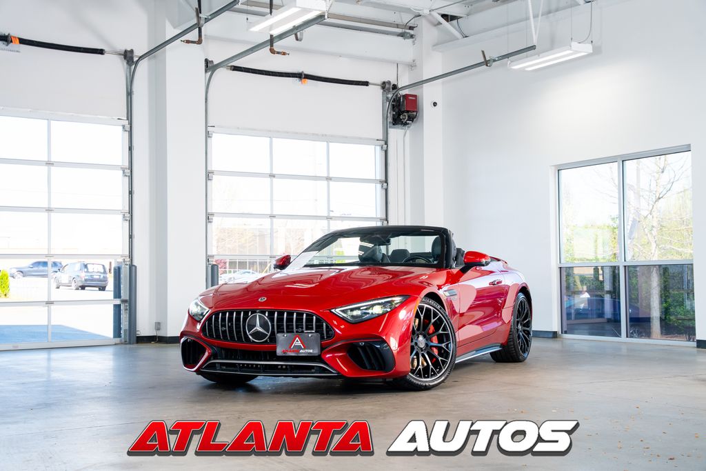 MANUFAKTUR Patagonia Red Metallic 2022 Mercedes-Benz SL-Class SL 55 AMG 4MATIC Convertible All-Wheel Drive 9-Speed Automatic