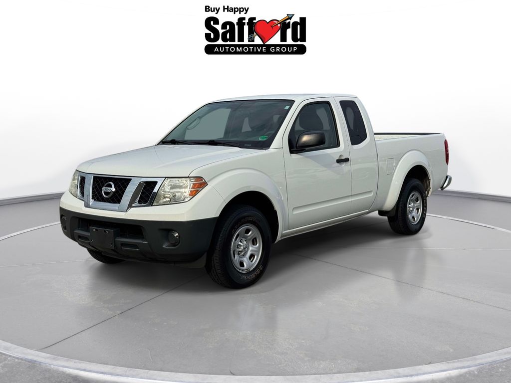 Glacier White 2015 Nissan Frontier Pickup Truck 4X2 5-Speed Automatic Overdrive