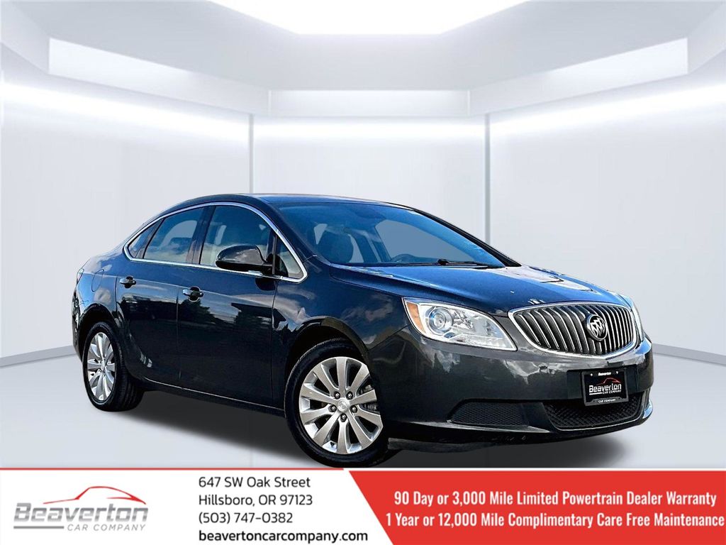 Gray 2016 Buick Verano Sedan Front-Wheel Drive 6-Speed Automatic Overdrive