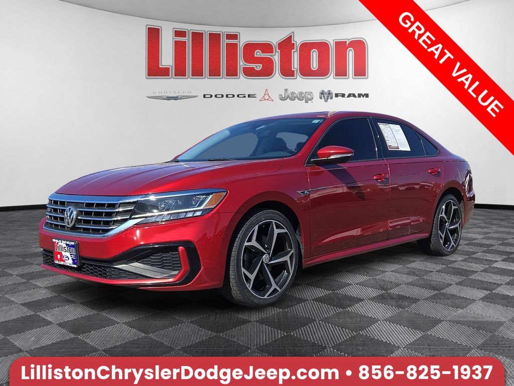 Red Metallic 2020 Volkswagen Passat 2.0T R-Line FWD Sedan Front-Wheel Drive 6-Speed Automatic