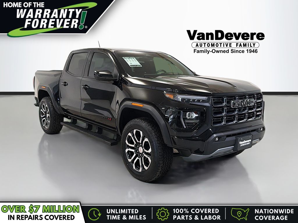 Black 2024 GMC Canyon Pickup Truck Four-Wheel Drive 8-Speed Automatic
