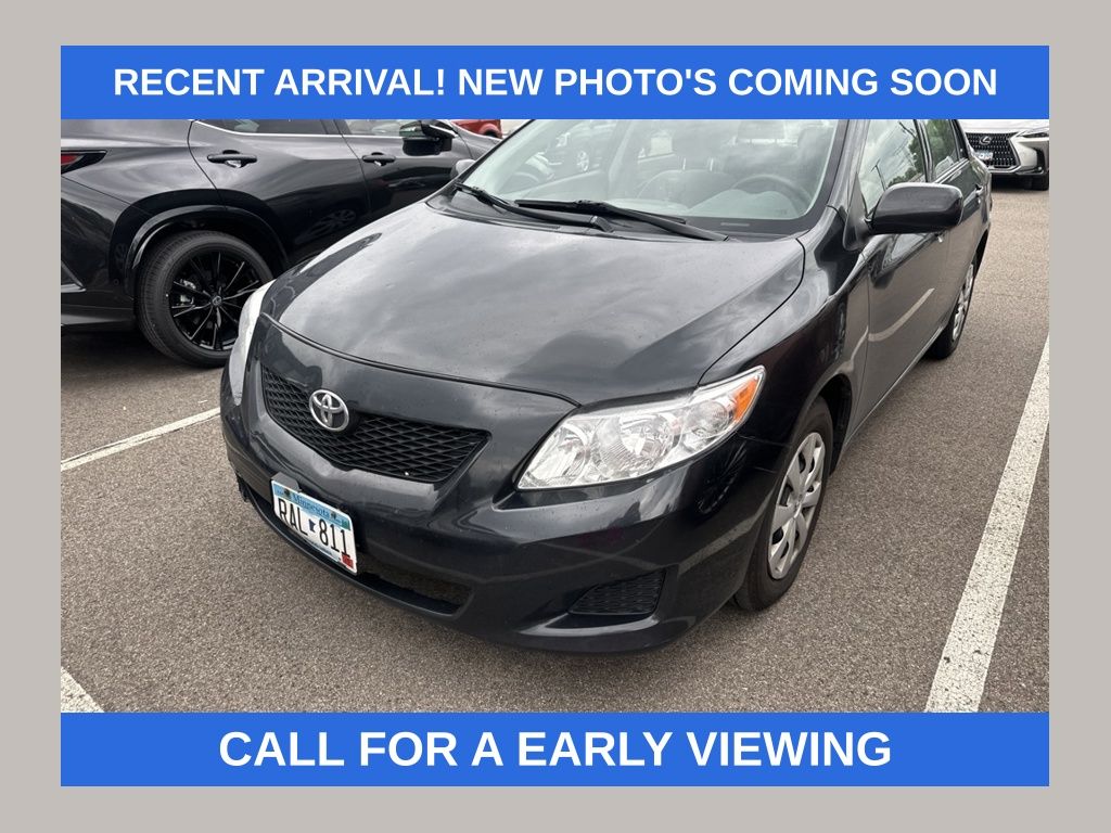 Black 2010 Toyota Corolla Sedan Front-Wheel Drive 4-Speed Automatic