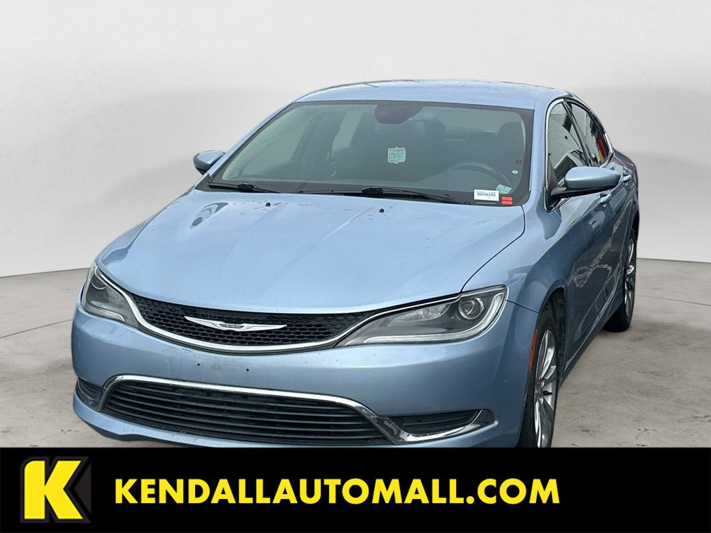 Crystal Blue Pearlcoat 2015 Chrysler 200 Limited Sedan FWD Sedan Front-Wheel Drive 9-Speed Automatic