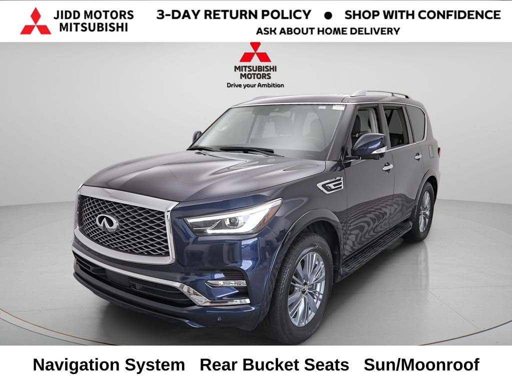 Hermosa Blue 2024 INFINITI QX80 SUV / Crossover All-Wheel Drive 7-Speed Automatic