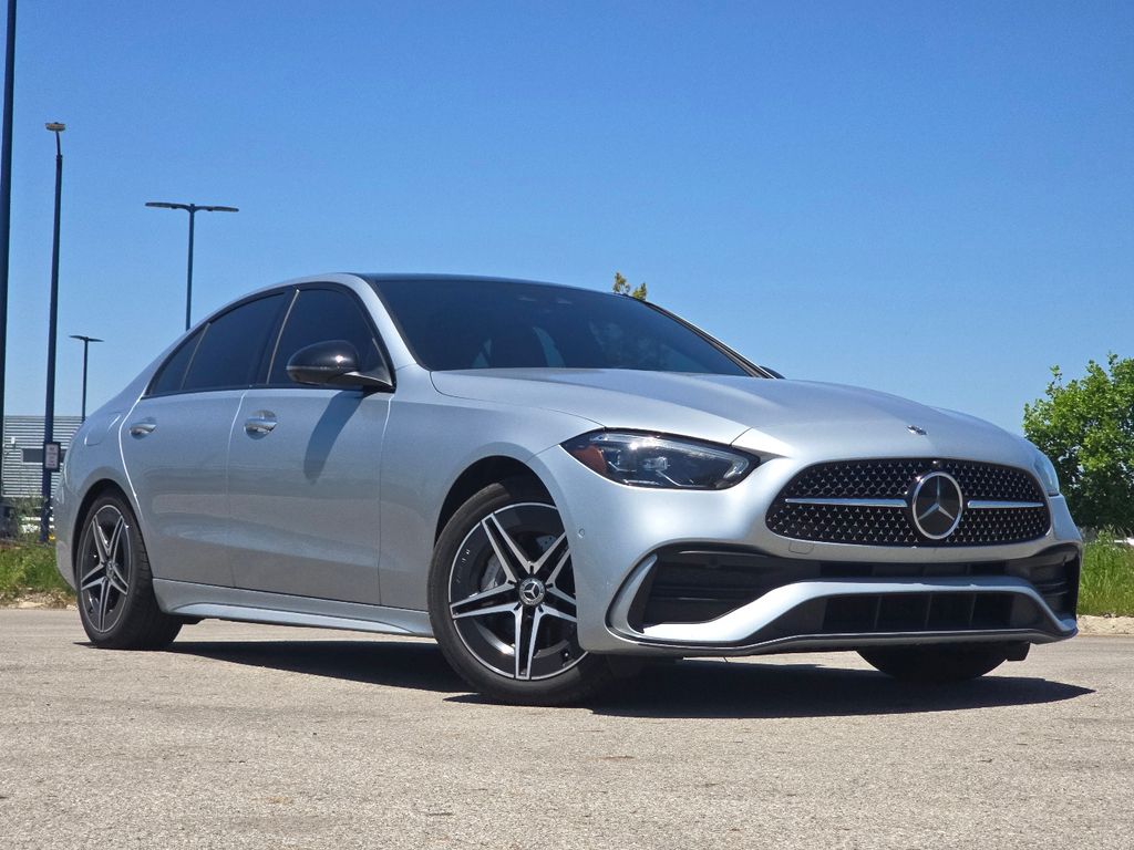 Certified Used 2023 Silver Mercedes-Benz C 300 image 2