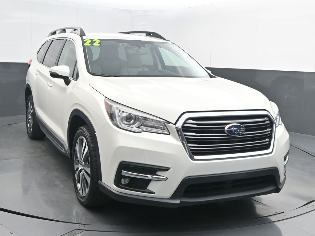 Crystal White Pearl 2022 Subaru Ascent Limited 7-Passenger AWD SUV / Crossover All-Wheel Drive Continuously Variable Transmission
