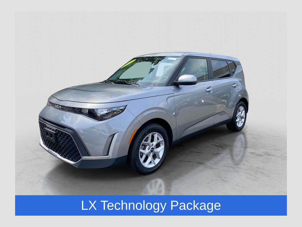 Steel Gray 2025 Kia Soul SUV / Crossover Front-Wheel Drive Continuously Variable Transmission