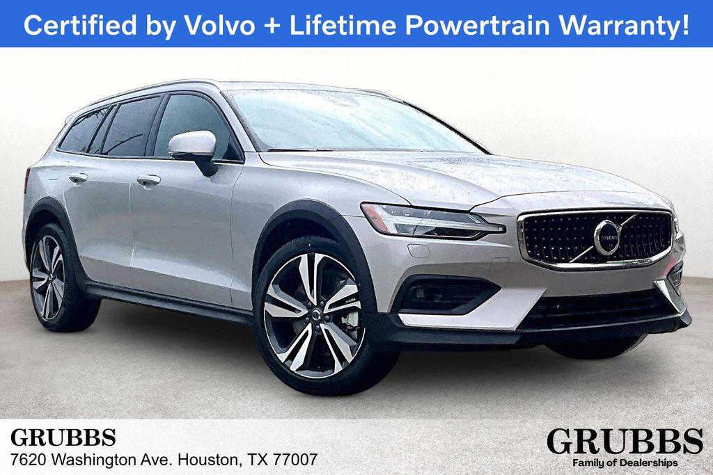 Silver Dawn Metallic 2025 Volvo V60 Wagon All-Wheel Drive Automatic