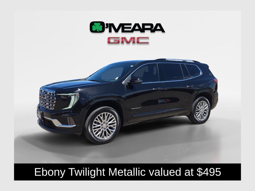 Black (Ebony Twilight Metallic) 2025 GMC Acadia SUV / Crossover Front-Wheel Drive 8-Speed Automatic