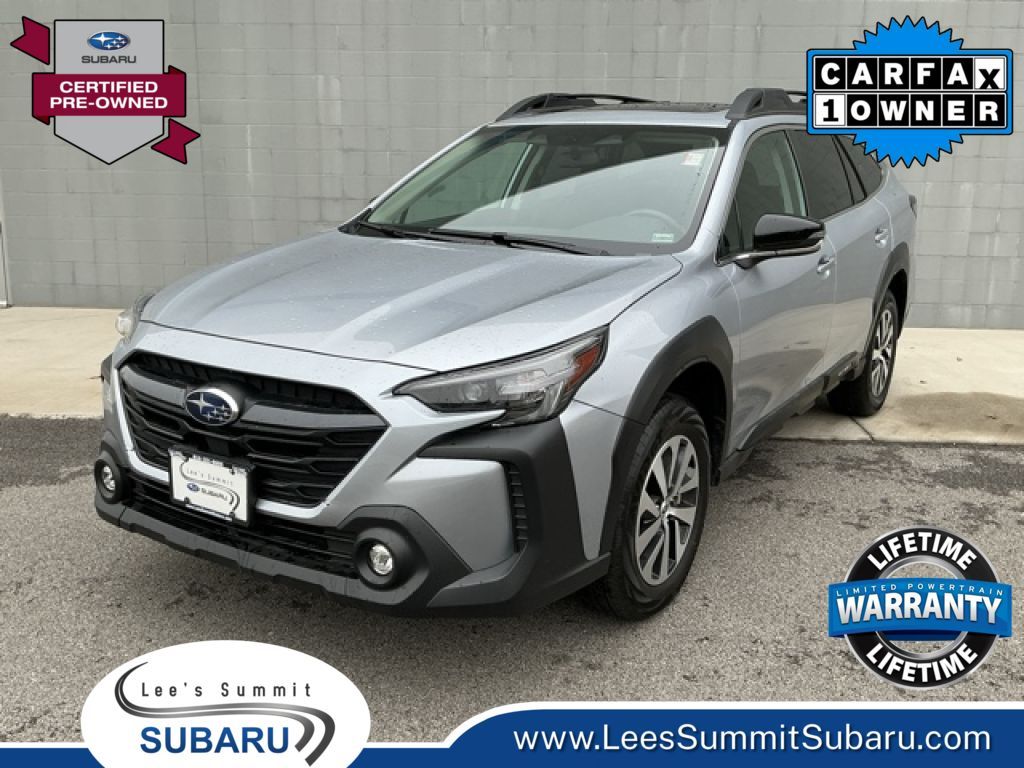 Ice Silver Metallic 2025 Subaru Outback Premium AWD SUV / Crossover All-Wheel Drive Continuously Variable Transmission