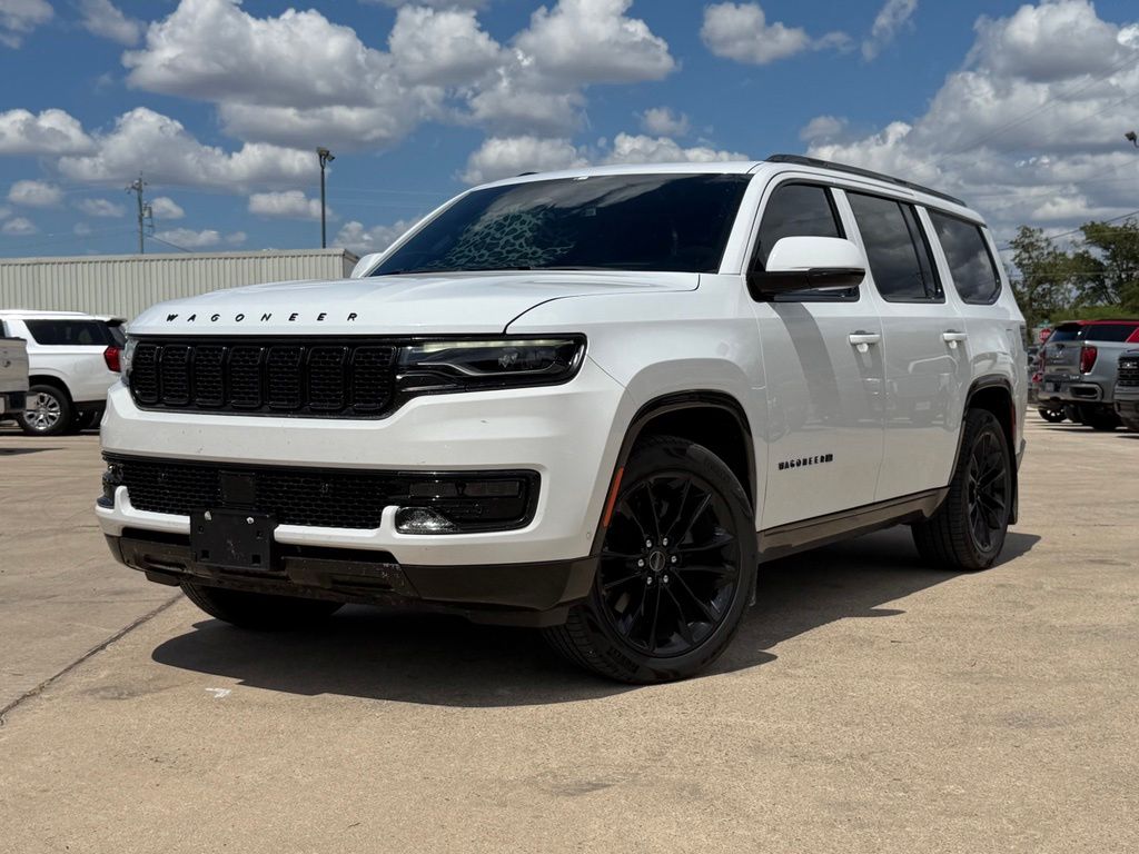 Bright White Clearcoat 2022 Jeep Wagoneer SUV / Crossover Four-Wheel Drive 8-Speed Automatic