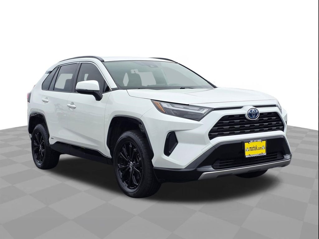2022 Toyota RAV4 Hybrid SE White at Gullo Toyota