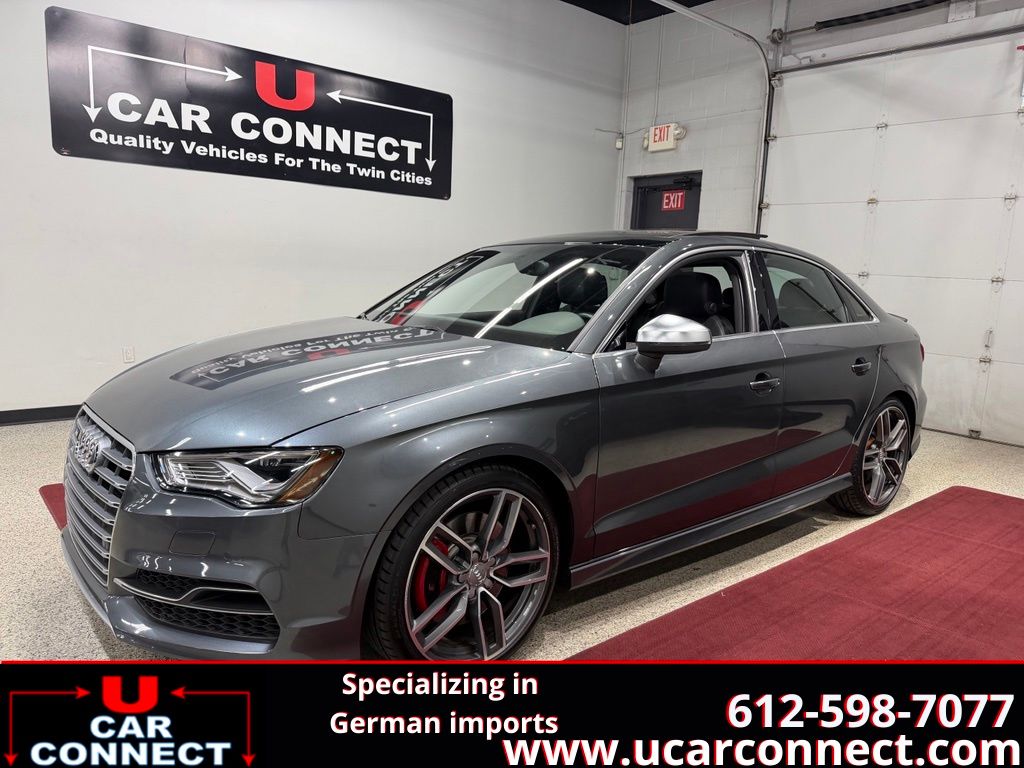Gray 2015 Audi S3 2.0T quattro Premium Plus AWD Sedan All-Wheel Drive 6-Speed Dual Clutch