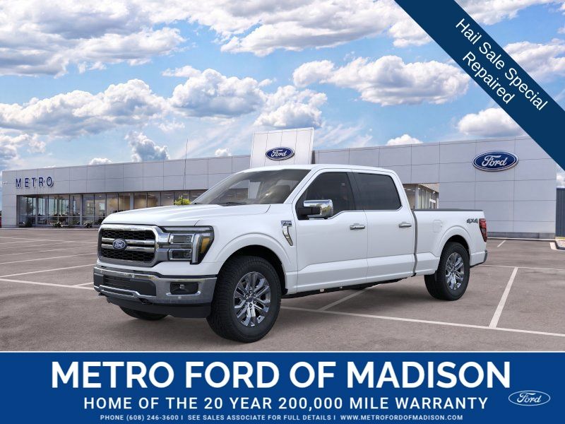 Star White Metallic Tri-Coat 2026 Ford F-150 Pickup Truck Four-Wheel Drive Automatic