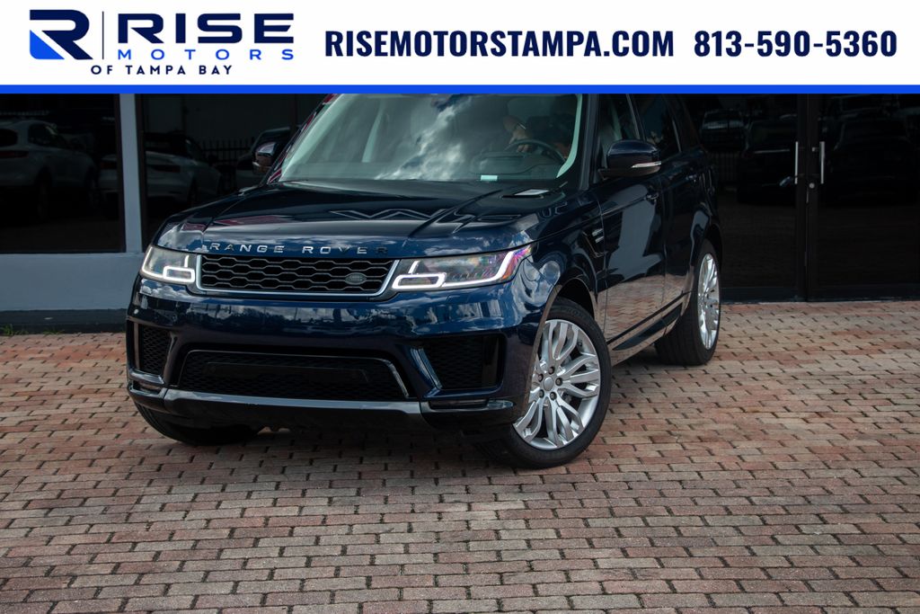Blue 2019 Land Rover Range Rover Sport SUV / Crossover All-Wheel Drive 8-Speed Automatic