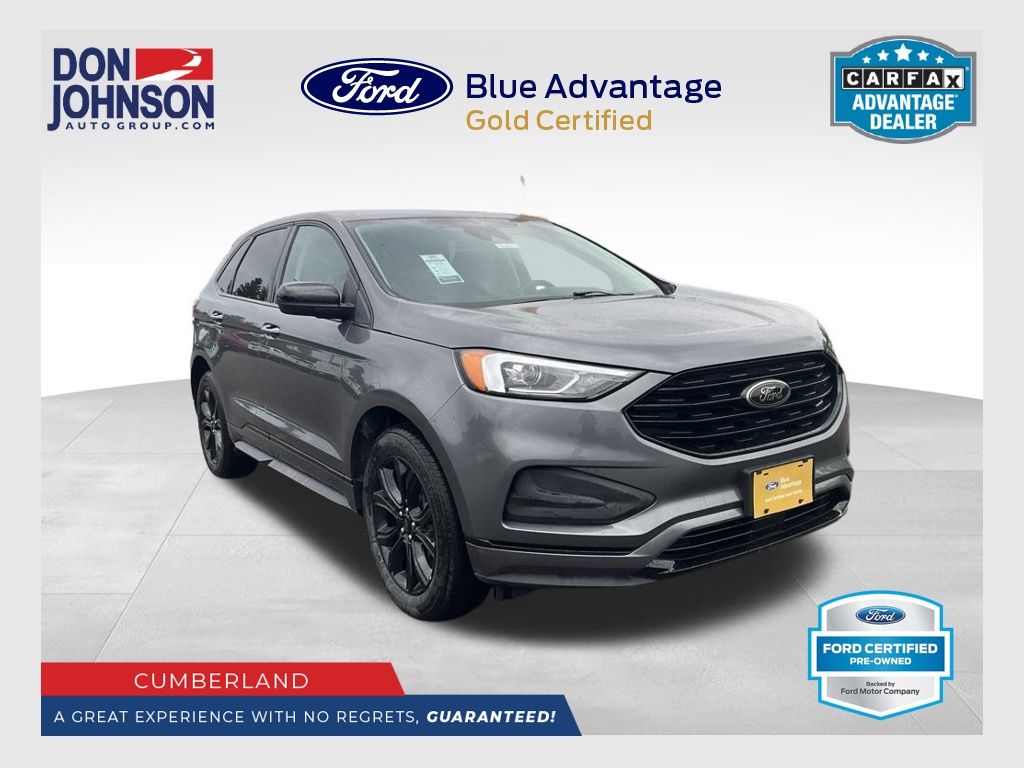 Gray Metallic 2022 Ford Edge SUV / Crossover All-Wheel Drive 8-Speed Automatic