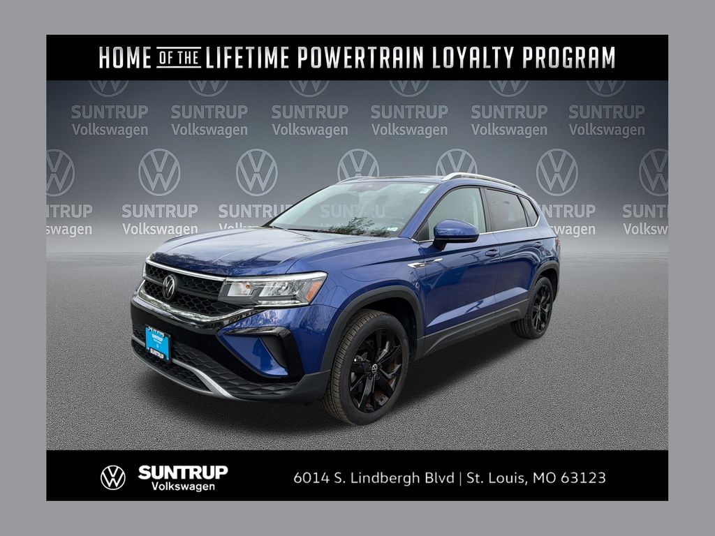 Dusk Blue Metallic 2023 Volkswagen Taos SE FWD SUV / Crossover Front-Wheel Drive 8-Speed Automatic