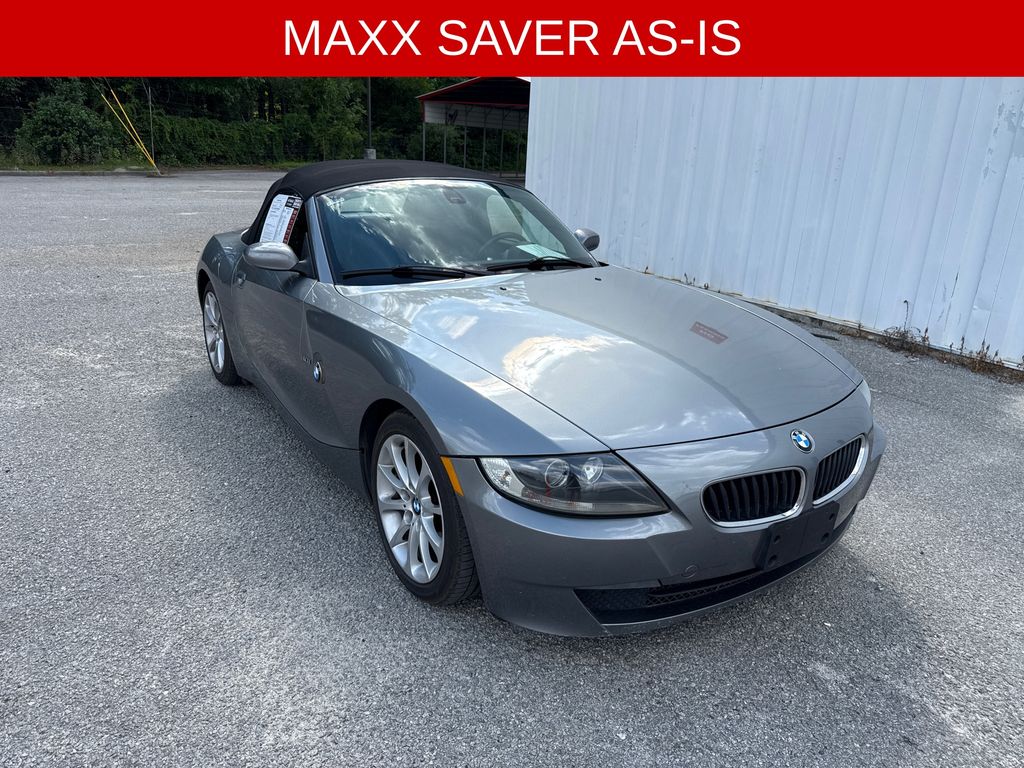 Space Gray Metallic 2008 BMW Z4 3.0i Roadster RWD Convertible Rear-Wheel Drive 6-Speed Automatic